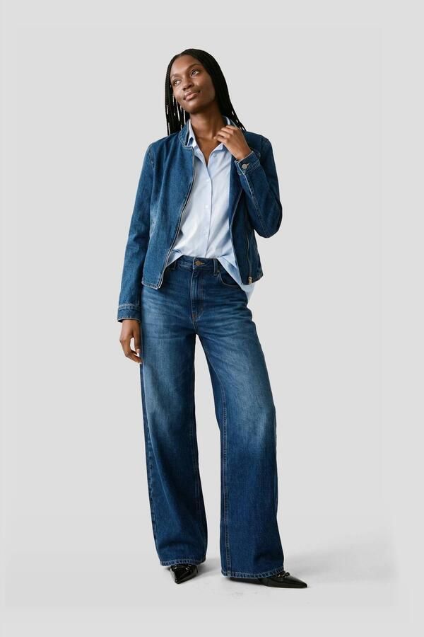 Lois Skater Loose-Z wide leg jeans donkerblauw - Foto 2