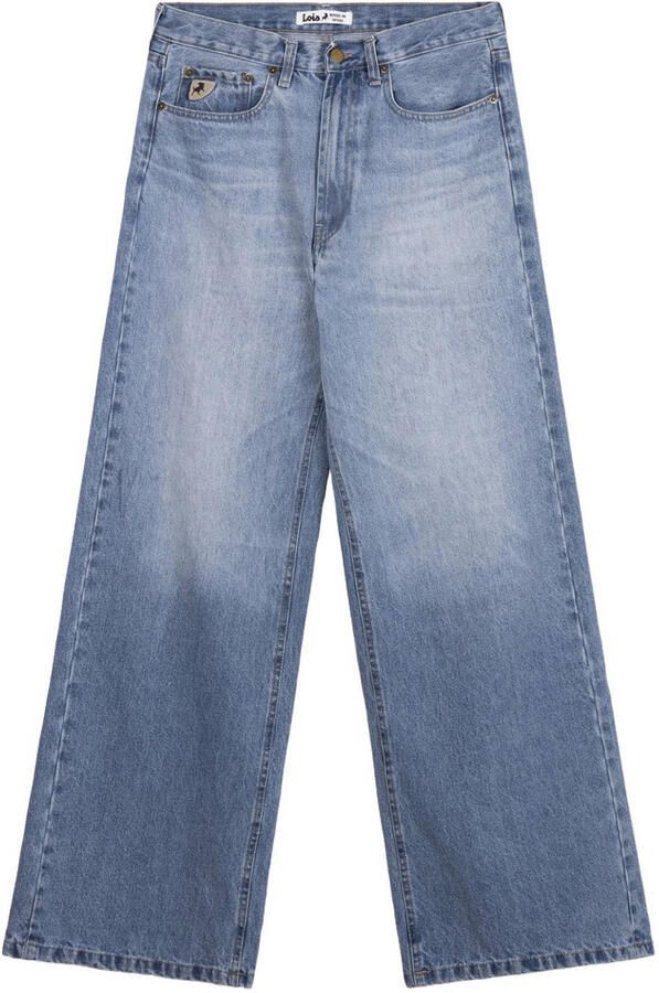 Lois Skater Loose-Z wide leg jeans lichtblauw