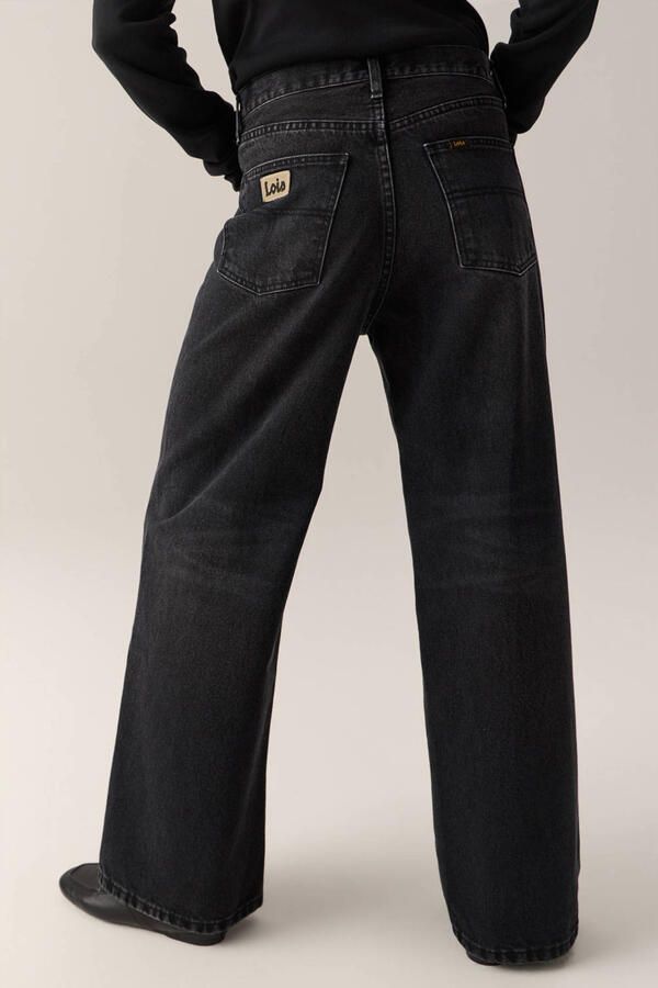 Lois Skater Loose-Z wide leg jeans zwart - Foto 3