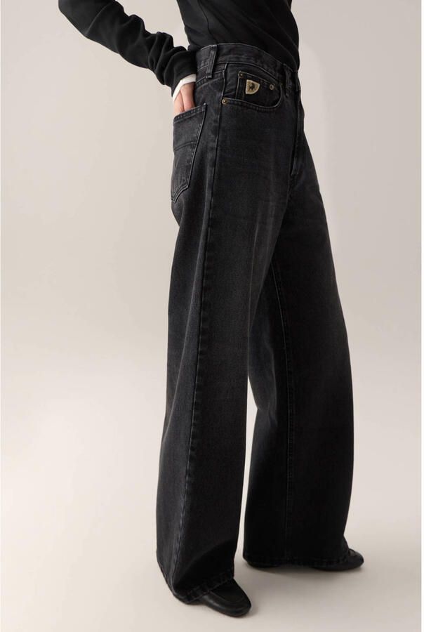 Lois Skater Loose-Z wide leg jeans zwart - Foto 2