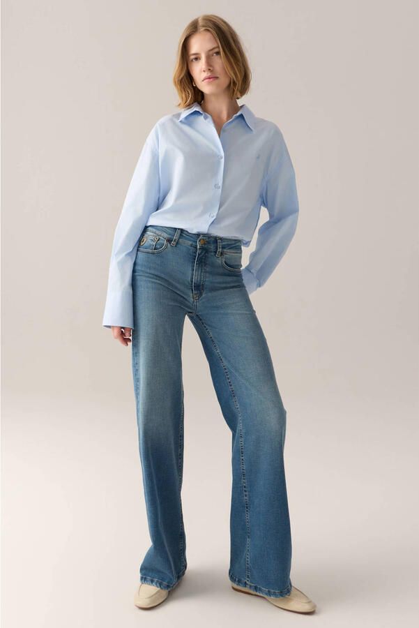 Lois wide leg jeans blauw