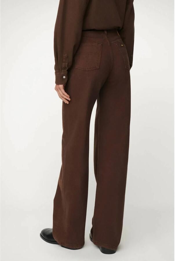 Lois wide leg jeans bruin - Foto 2