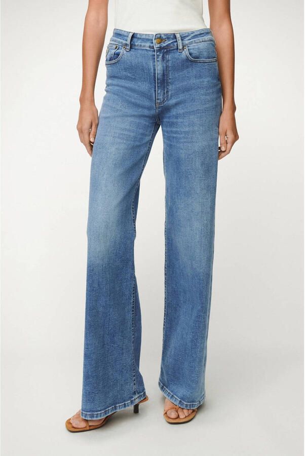 Lois wide leg jeans wide leg jeans medium blue denim