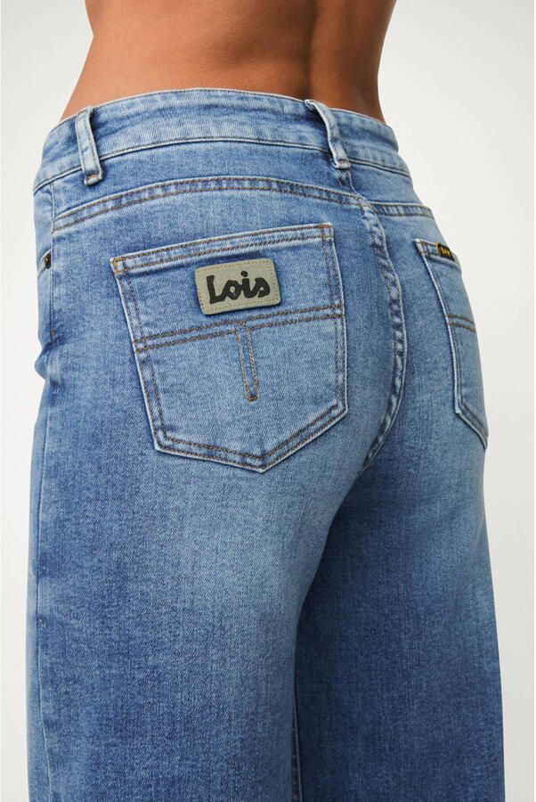Lois wide leg jeans wide leg jeans medium blue denim - Foto 2