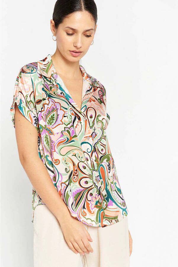 LOLALIZA blouse met paisleyprint multi