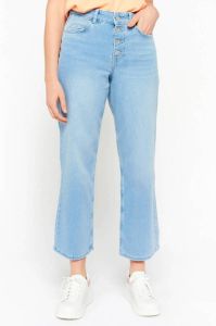 LOLALIZA high waist bootcut jeans light blue denim