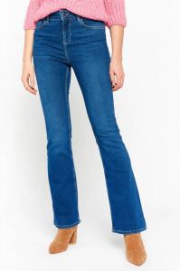 LOLALIZA high waist bootcut jeans medium blue denim
