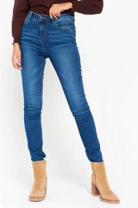LOLALIZA high waist slim fit jeans zwart