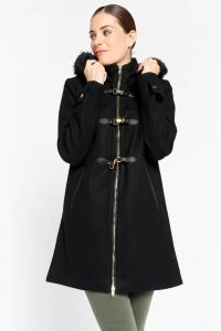 LOLALIZA jas met wol zwart
