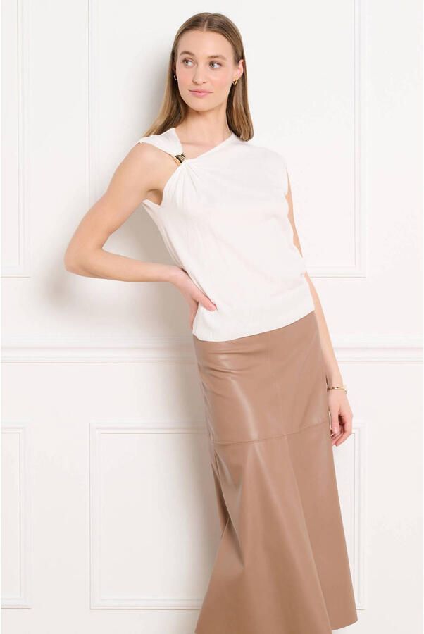 LOLALIZA asymmetrische top wit