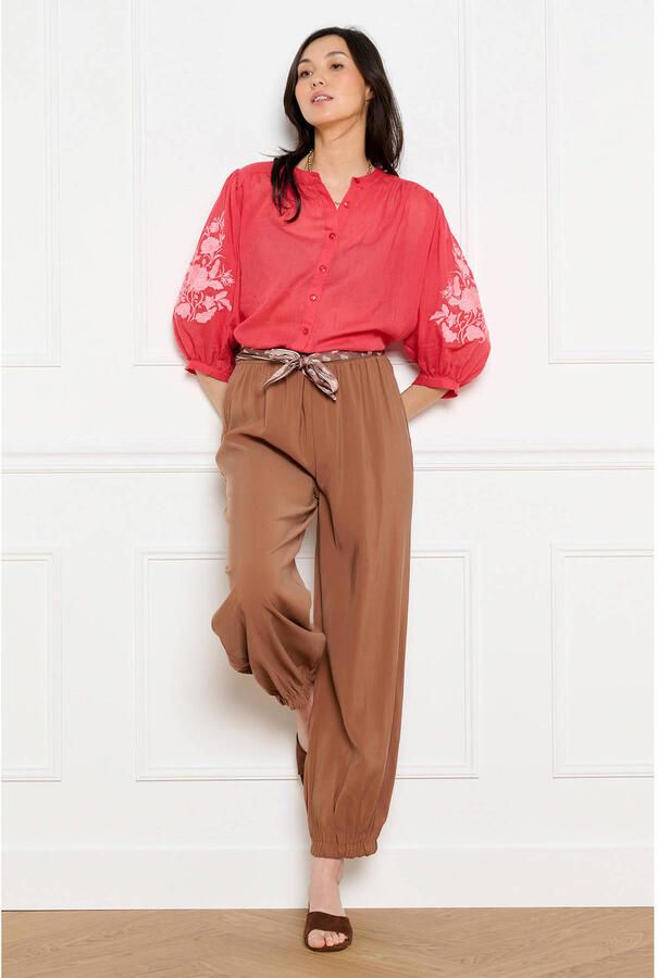 LOLALIZA balloon broek bruin - Foto 2