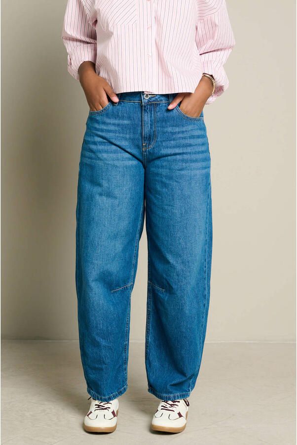 LOLALIZA barrel jeans mediumblauw