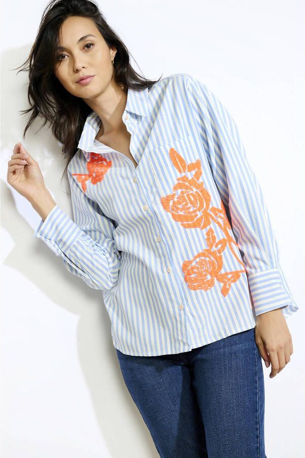LOLALIZA blouse blauw