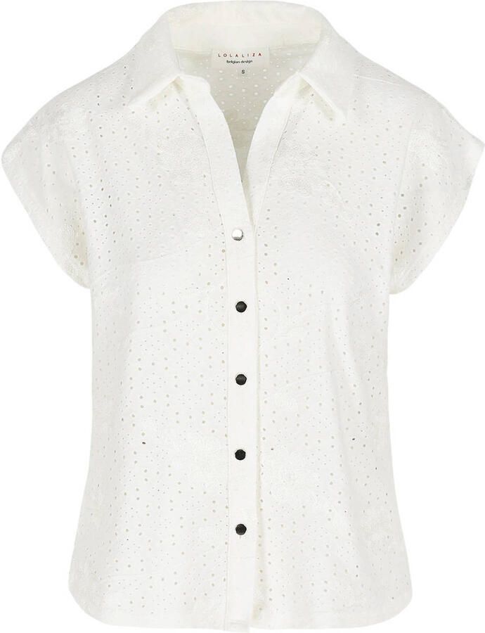 LOLALIZA blouse broderie wit - Foto 2
