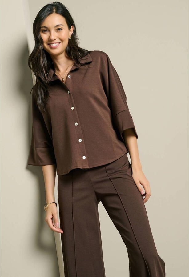 LOLALIZA blouse bruin