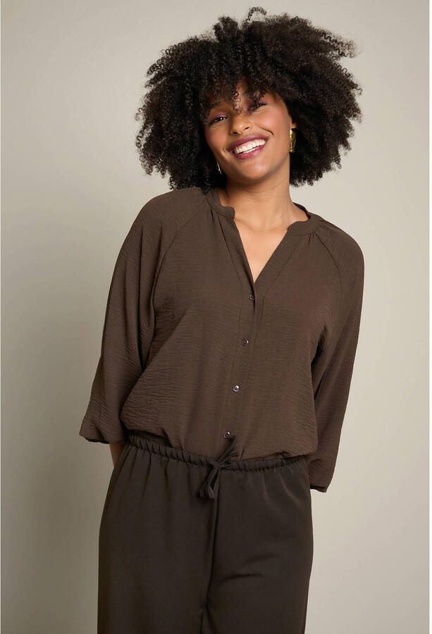 LOLALIZA blouse donkerbruin - Foto 2