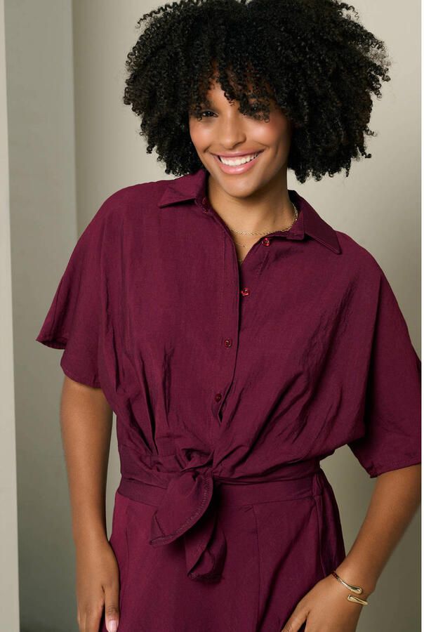 LOLALIZA blouse donkerrood