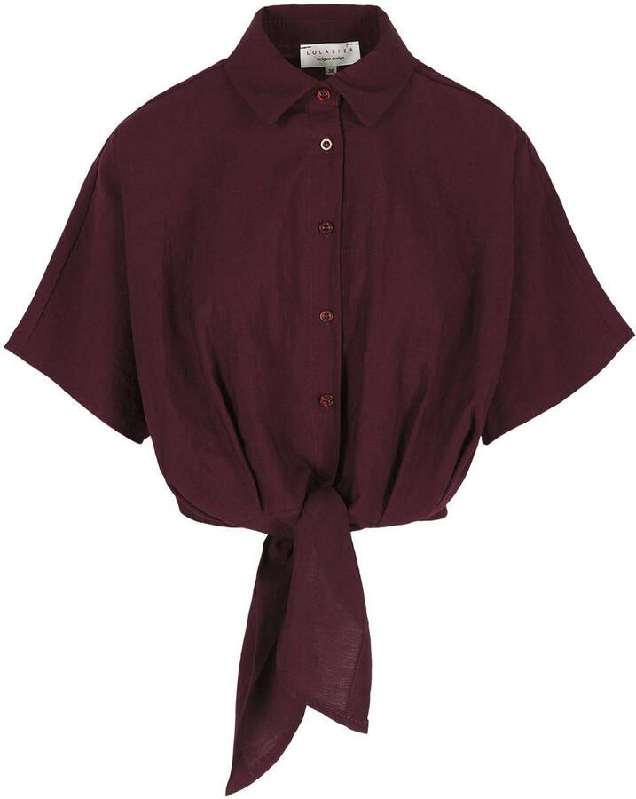 LOLALIZA blouse donkerrood - Foto 2