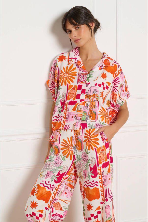 LOLALIZA blouse oranje