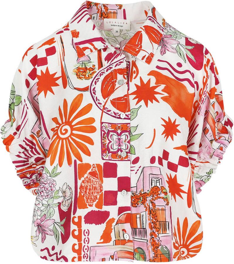 LOLALIZA blouse oranje - Foto 2