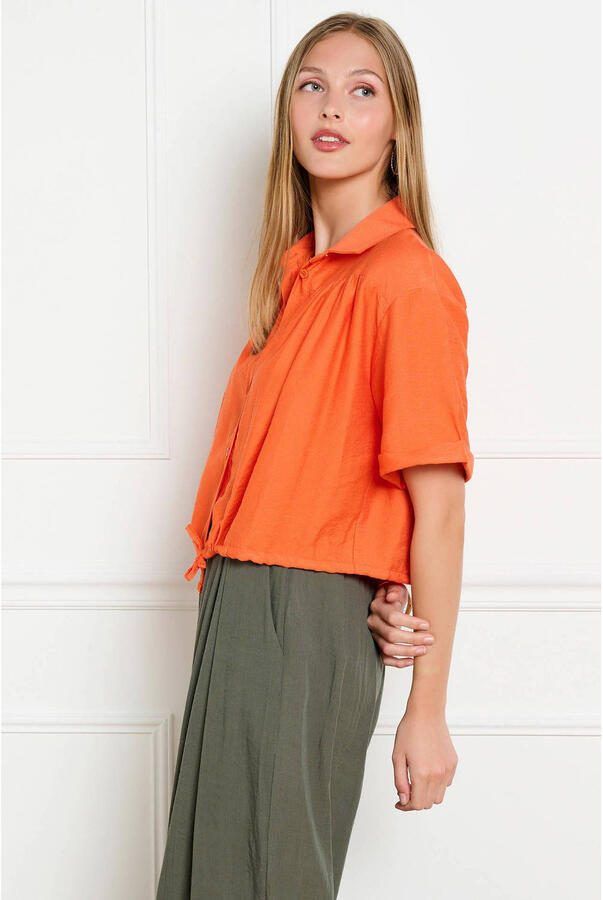 LOLALIZA blouse oranje - Foto 3