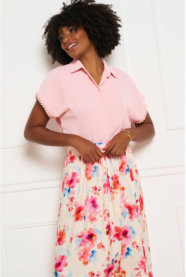 LOLALIZA blouse roze