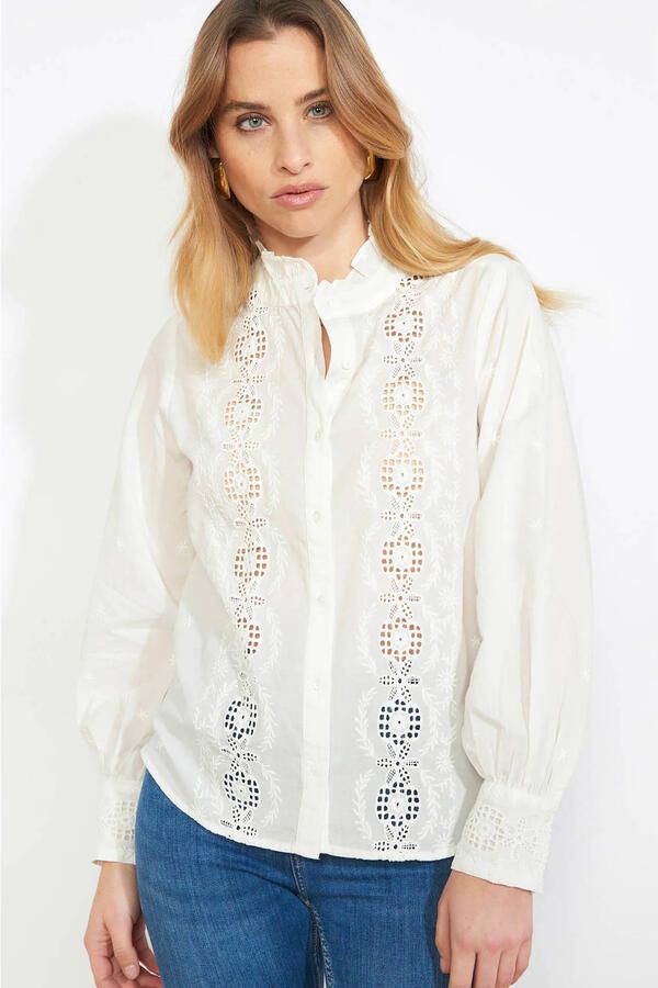 LOLALIZA blouse wit broderie - Foto 3