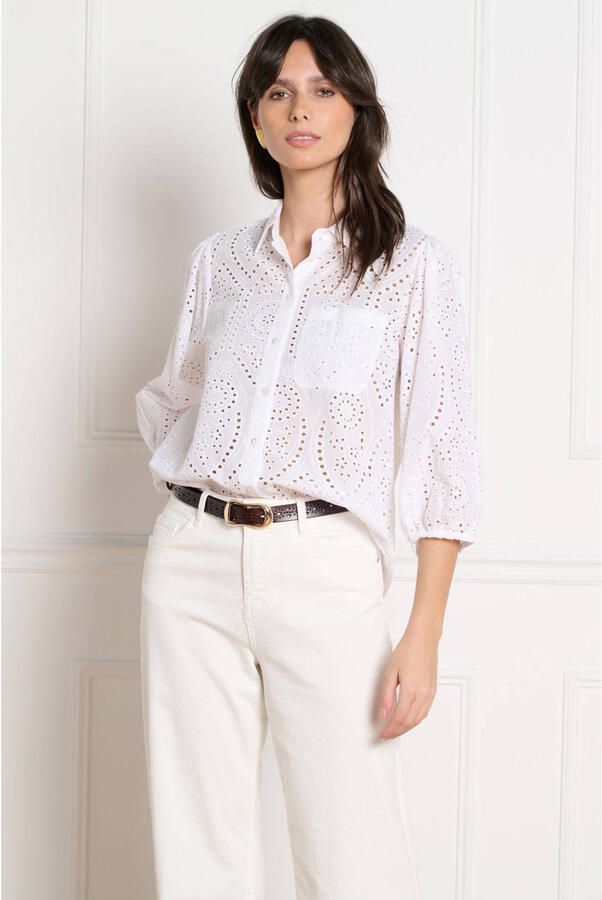 LOLALIZA blouse wit broderie