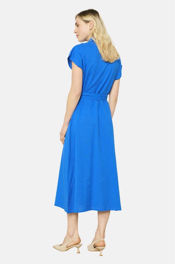 LOLALIZA blousejurk broderie blauw - Foto 2