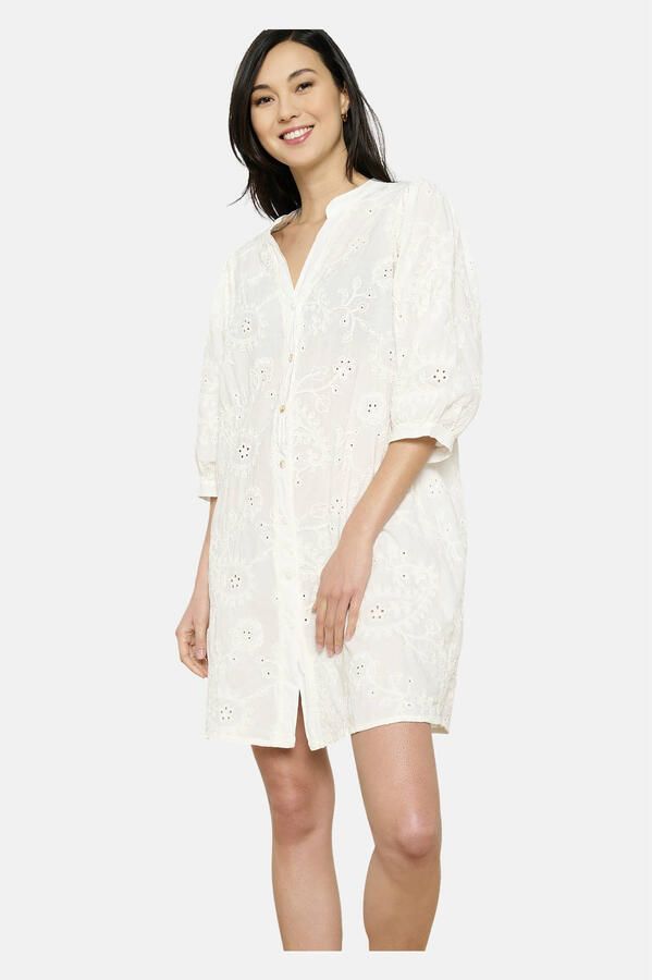 LOLALIZA blousejurk broderie ecru