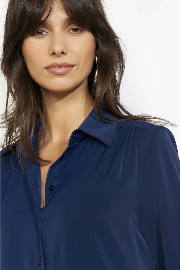 LOLALIZA blousejurk donkerblauw - Foto 2