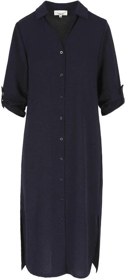 LOLALIZA blousejurk donkerblauw - Foto 3