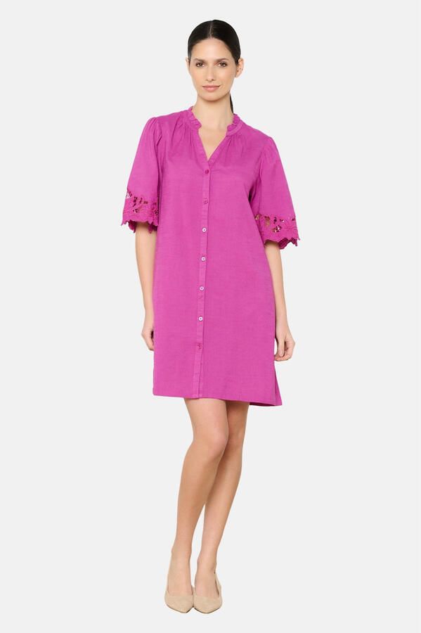 LOLALIZA blousejurk fuchsia - Foto 3