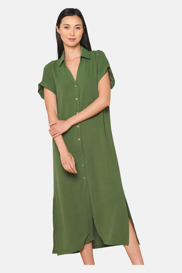LOLALIZA blousejurk kaki
