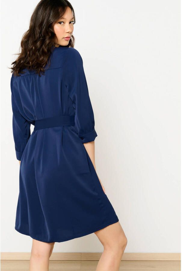 LOLALIZA blousejurk marineblauw - Foto 2