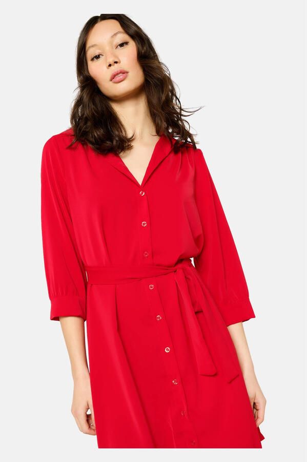 LOLALIZA blousejurk rood