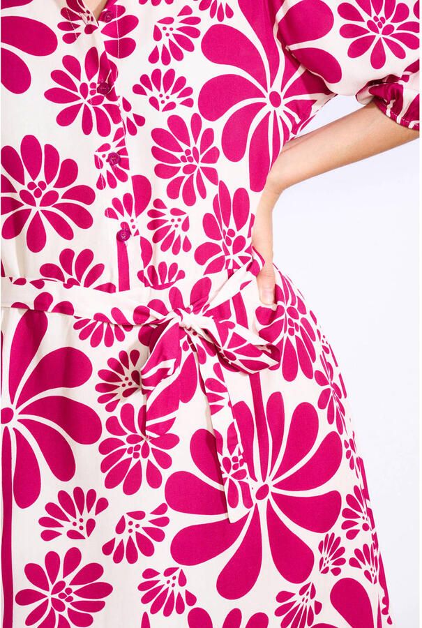 LOLALIZA blousejurk roze - Foto 2