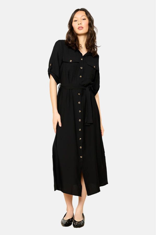 LOLALIZA blousejurk zwart