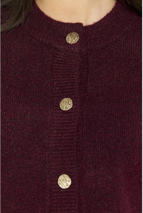 LOLALIZA cardigan donkerrood - Foto 2