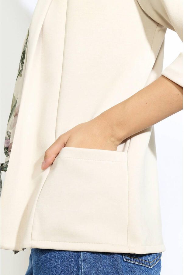 LOLALIZA cropped blazer beige - Foto 2