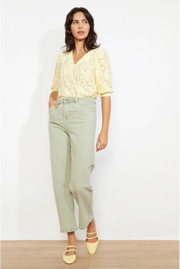 LOLALIZA cropped jeans lichtkaki - Foto 2