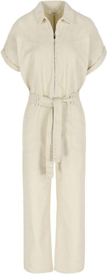 LOLALIZA denim jumpsuit beige - Foto 3