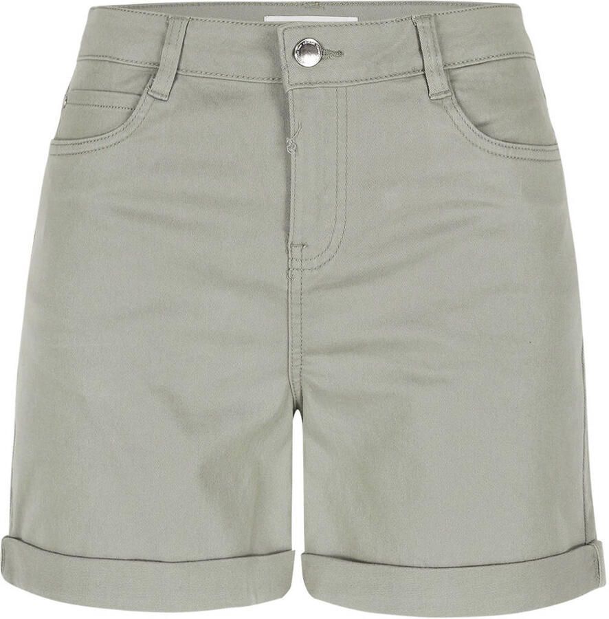 LOLALIZA denim regular low waist short kaki - Foto 2
