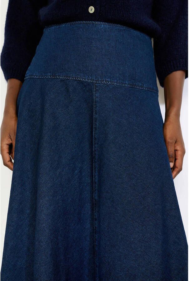 LOLALIZA denim spijkerrok dark blue denim - Foto 2