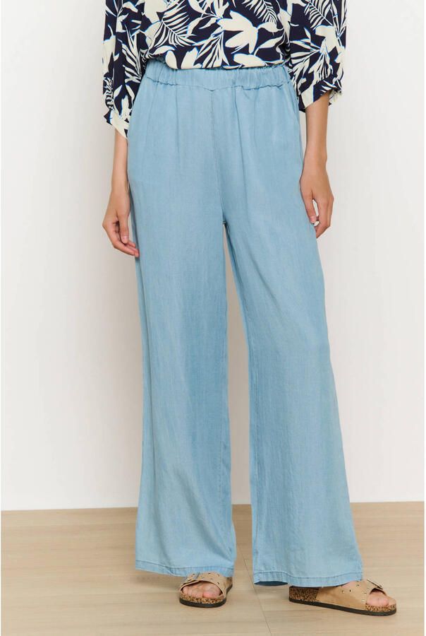 LOLALIZA denim wide leg high waist broek