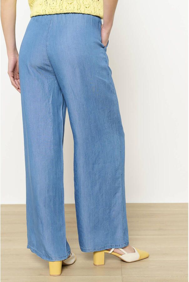 LOLALIZA denim wide leg high waist broek medium blue denim - Foto 2