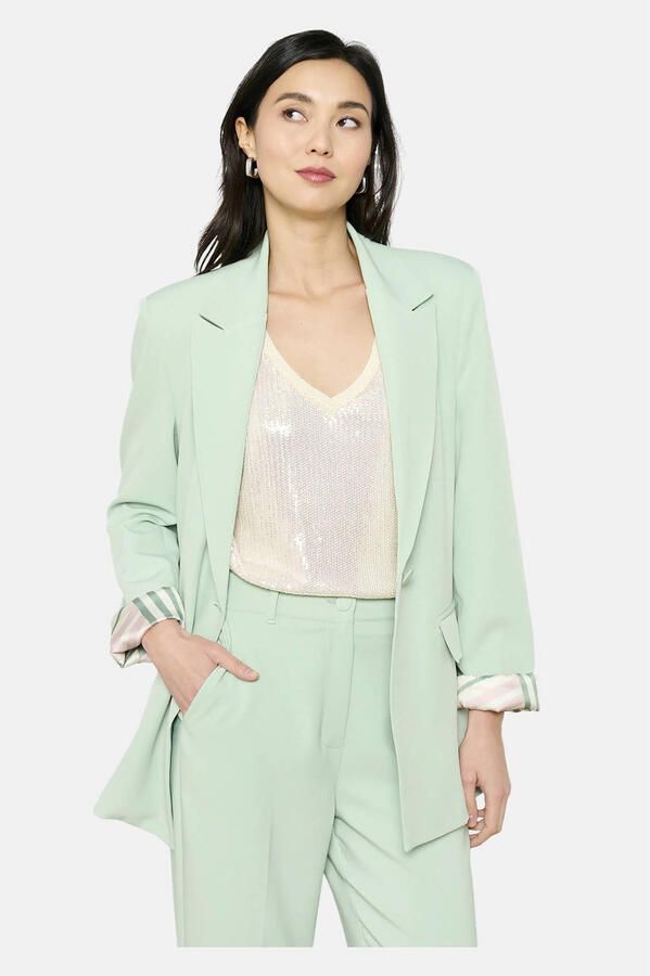 LOLALIZA exclusive regular blazer mintgroen