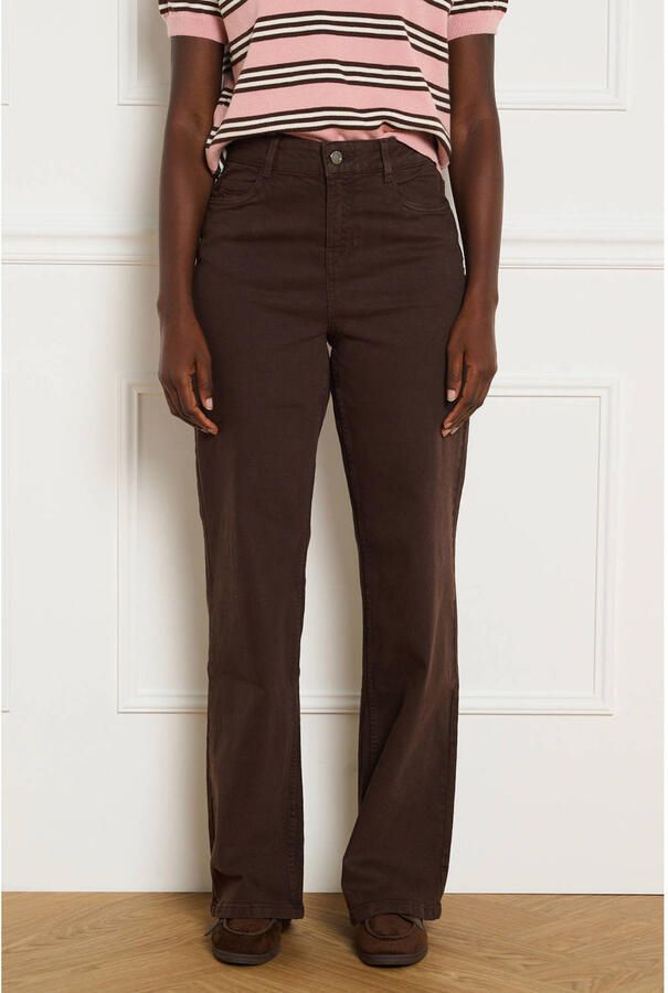 LOLALIZA flared jeans bruin