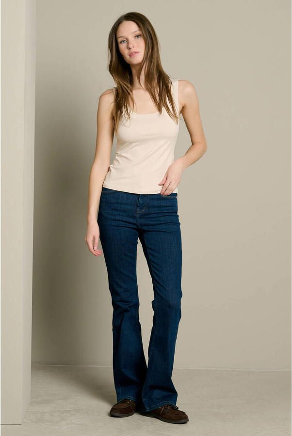 LOLALIZA flared jeans donkerblauw - Foto 3
