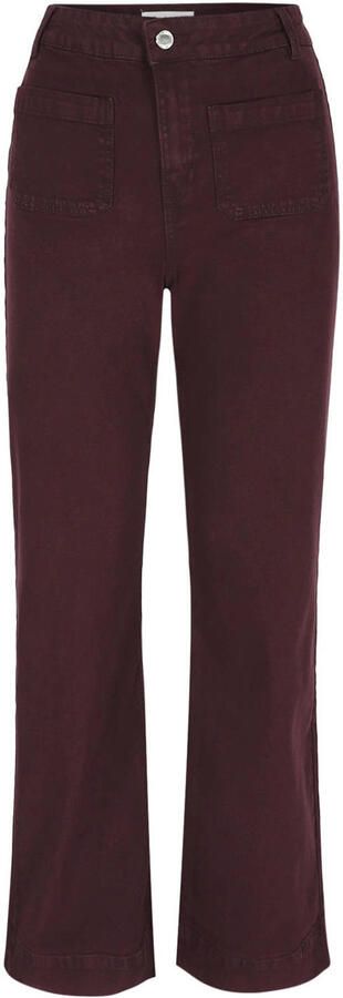 LOLALIZA flared jeans donkerrood - Foto 2